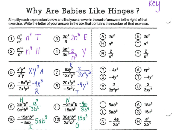 Why Are Babies Like Hinges?